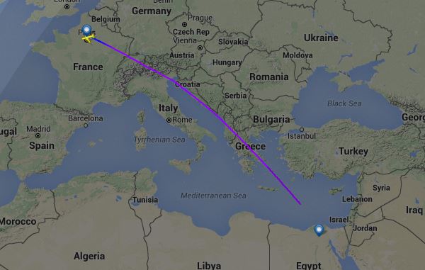 EGYPTAIR FLIGHT RADAR 24