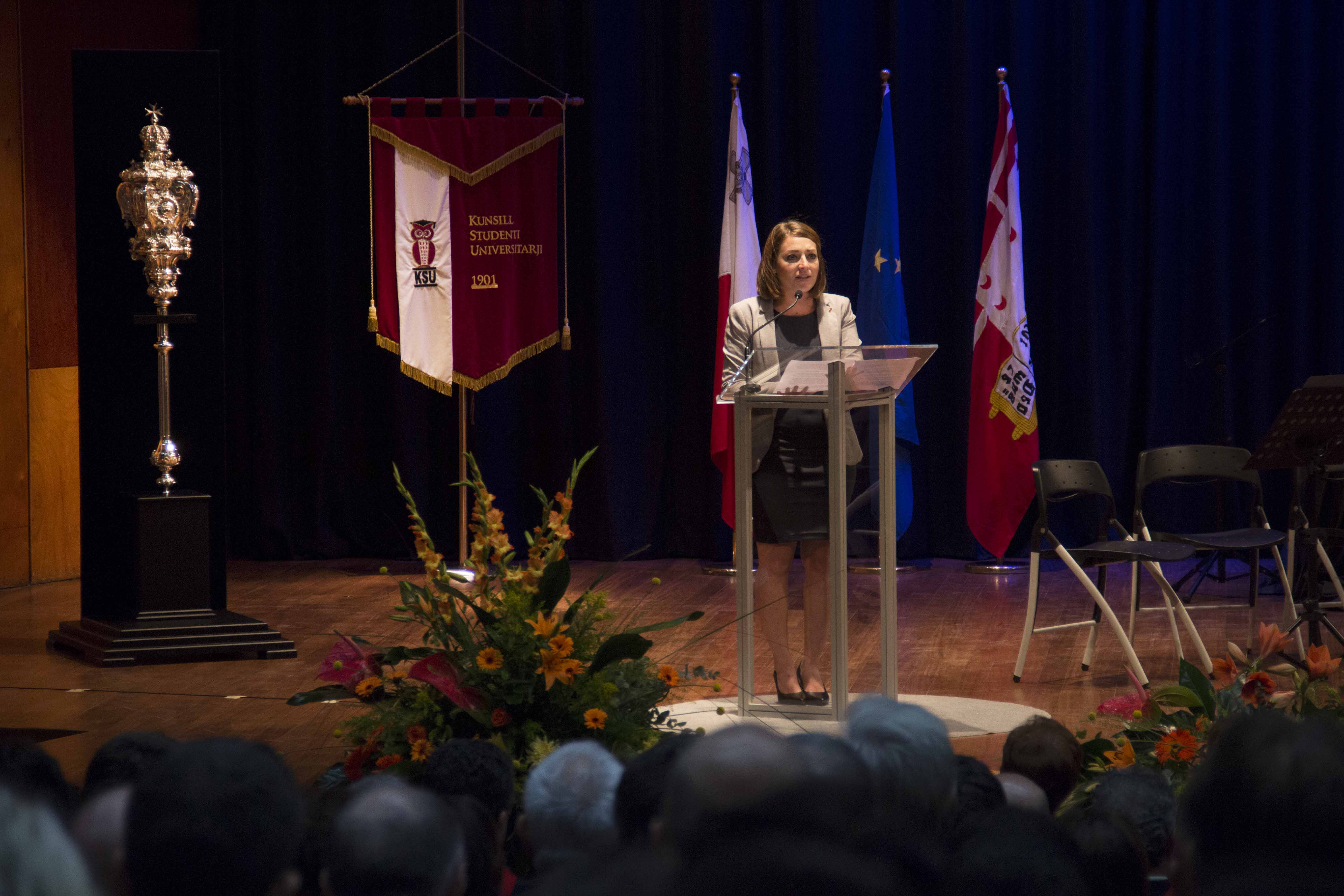 KSU President Steph Dalli