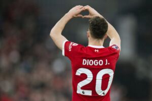 Diogo Jota kien jilgħab bin-numru 20 ma' Liverpool