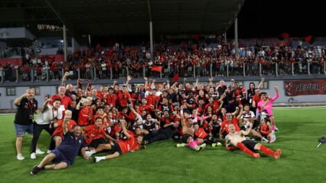 Hamrun Spartans jagħmliuha għat-tieni rawnd tal-UEFA Champions League (Ritratt ta' Joseph Galea)