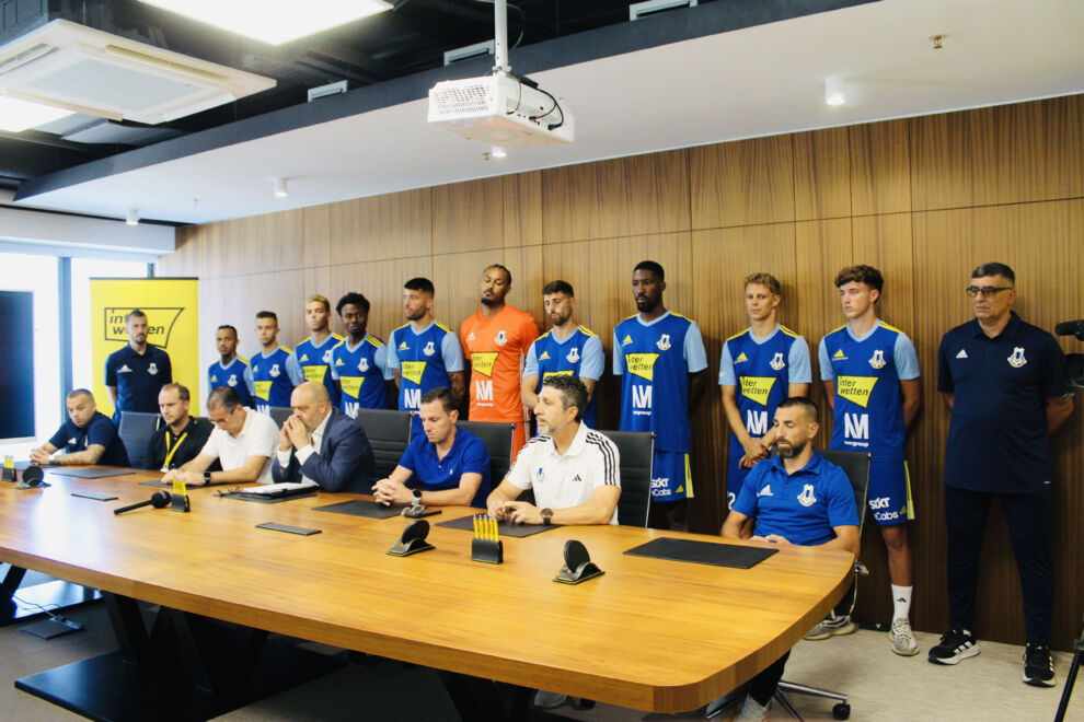 Waqt il-presentazzjoni tal-akkwisti l-ġodda minn Sliema Wanderers għall-istaġun 2025/26.