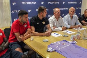 Waqt il-konferenza stampa ta' Balzan FC