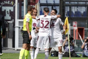 Torino jiċċelebraw il-gowl tar-rebħa kontra Roma