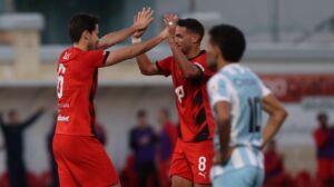 Matthew Guillaumier jiċċelebra l-ewwel gowl mar-ritorn tiegħu ma' Ħamrun Spartans