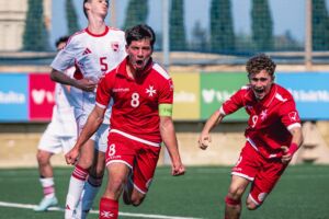 It-tim nazzjonali Malti ta' taħt is-16-il sena llum rebaħ 7-0 kontra Ġibiltà (Ritratt ta' Owen Damato)