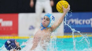 Julian Chircop ta' Sliema fl-azzjoni fil-konfront kontra Heybeliada ASC.