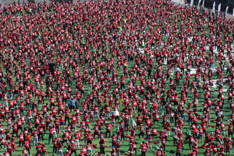 F'Mexico City, nhar il-Ħadd li għadda, inkiser rekord dinji ġdid.