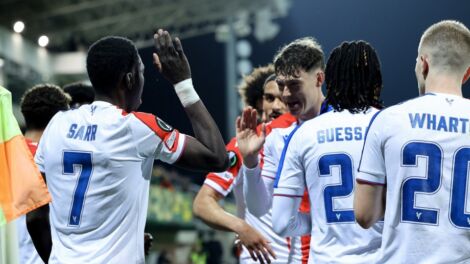 Crystal Palace jiċċelebraw wieħed mil-gowls fir-rebħa li kellhom kontra AEK Larnaca.