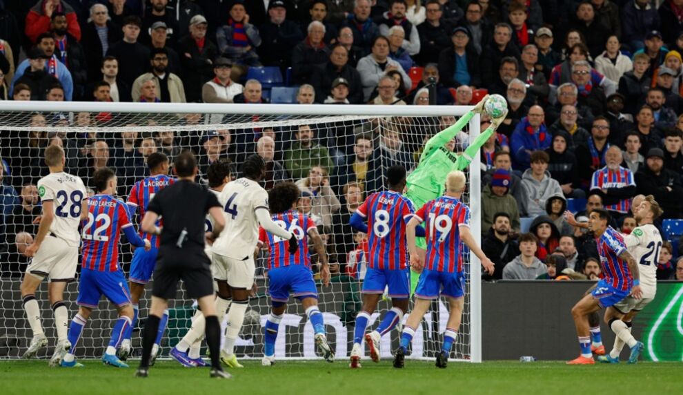 Azzjoni mill-partita bejn Crystal Palace u West Ham United